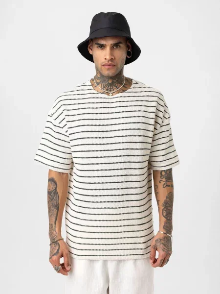 Dandalo Tricou Martijn kaki alb