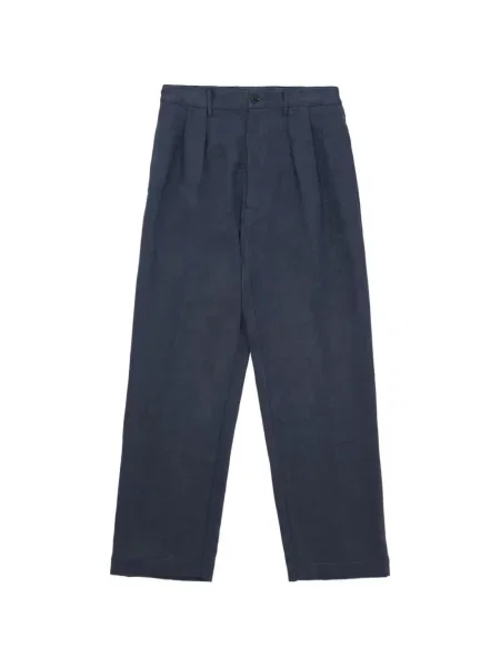 Pantaloni Fortela plisate albastru