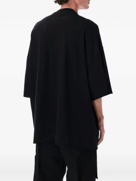 Тениска Rick Owens Drkshdw с кръгло деколте черно