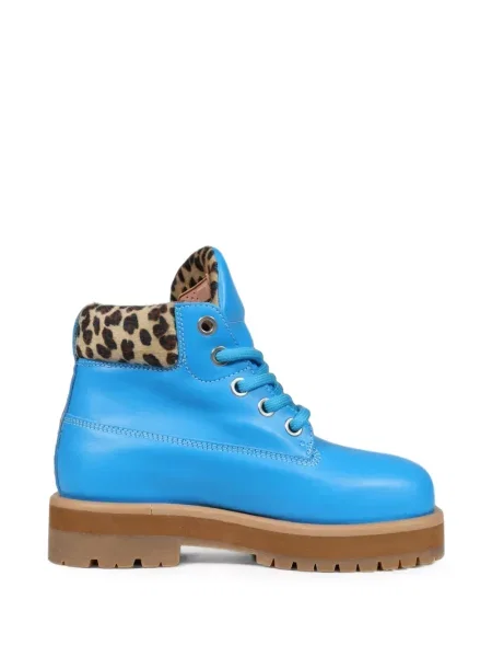 Botine Pdf cu imagine cu model leopard albastru