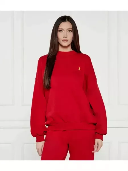 POLO RALPH LAUREN Hanorac | Oversize fit roșu
