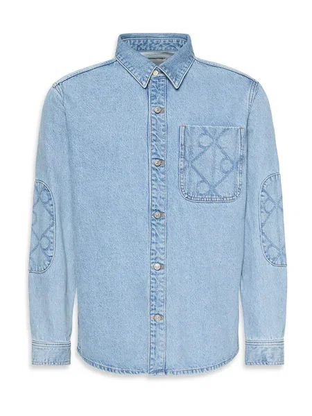 Calvin Klein Jeans Srajca moder denim / svetlo modra