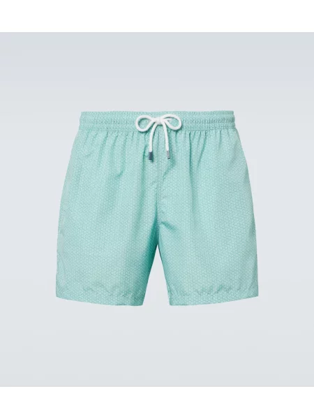 Plavalne hlačke Fedeli s potiskom zelena