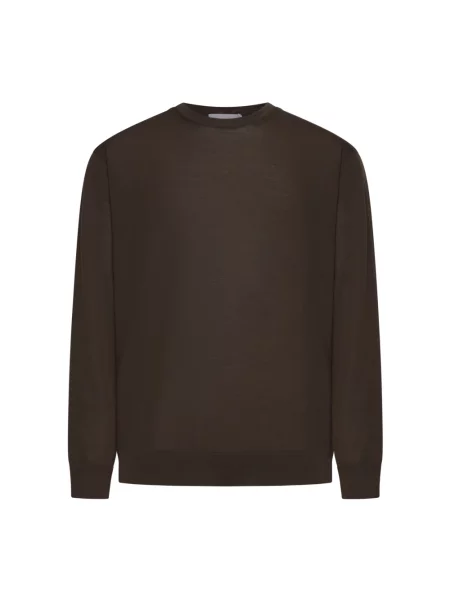Sweter D4.0 wełniany brązowy