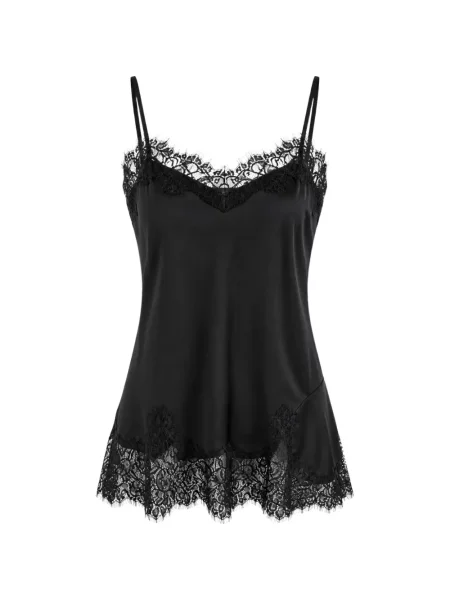 Maiou Gold Hawk din dantelă negru