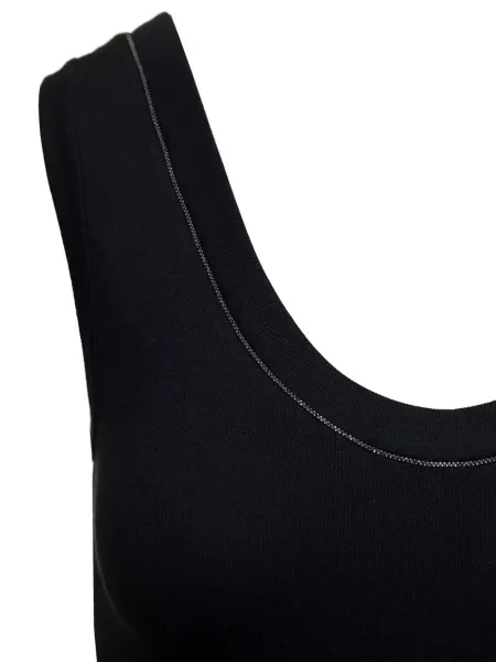 Top Brunello Cucinelli tricotate negru