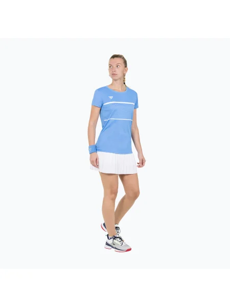 Женска тениска Tecnifibre Team Tech Tee Azur синьо