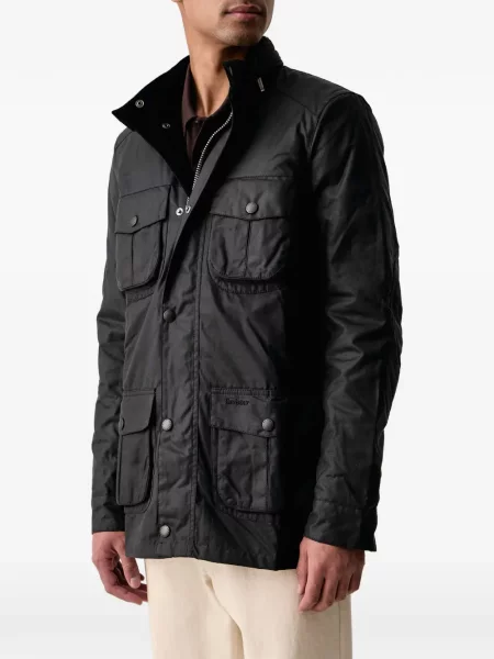 Восъчен яке Barbour черно