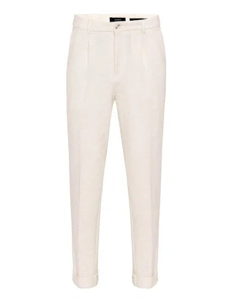 Antioch Kalhoty s puky režná