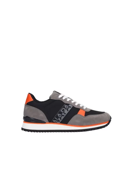Sneakersy Napapijri skórzane szare