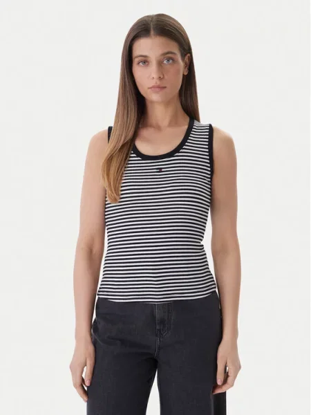 Tommy Jeans Marškinėliai Essential juoda