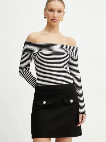 Haljina Morgan RNAVY mini ravna RNAVY crna