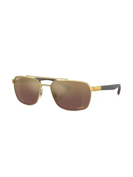 Saulės akiniai Ray-ban auksinė