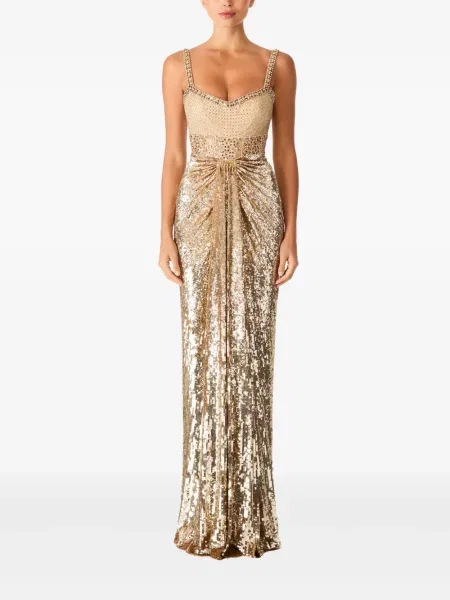 Rochie Jenny Packham auriu
