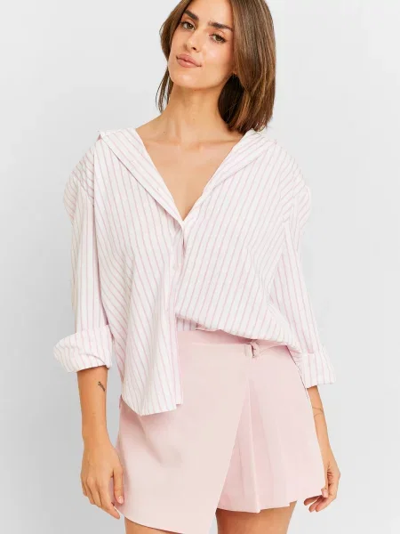 Смугаста сорочка Tally Weijl біла