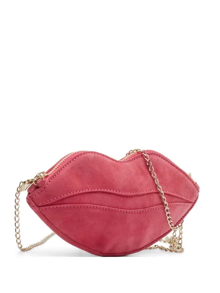 Geantă plic Charlotte Olympia roz