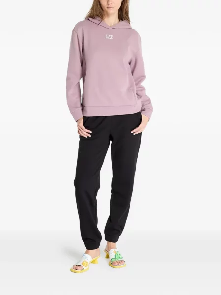 Hoodie Ea7 Emporio Armani με σχέδιο ροζ