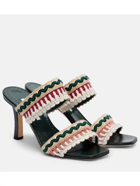 Kožené mules Manolo Blahnik