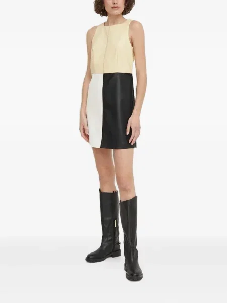 Rochie mini Sisley fără mâneci de costum