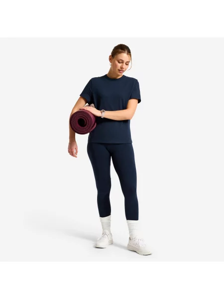 Legginsy sportowe Domyos niebieskie