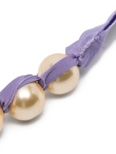 Colier Forte_forte cu perle violet