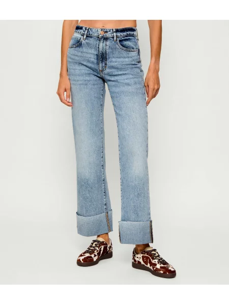 GUESS Blugi Rey | Relaxed fit | high rise albastru