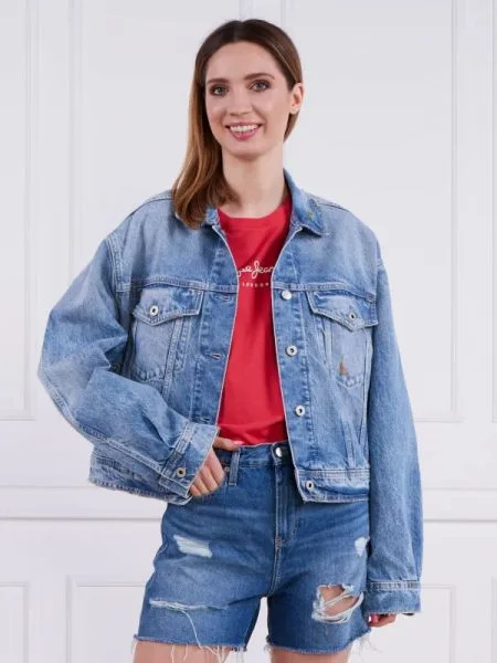 Pepe Jeans London Farmer kabát TURNER RAINBOW kék