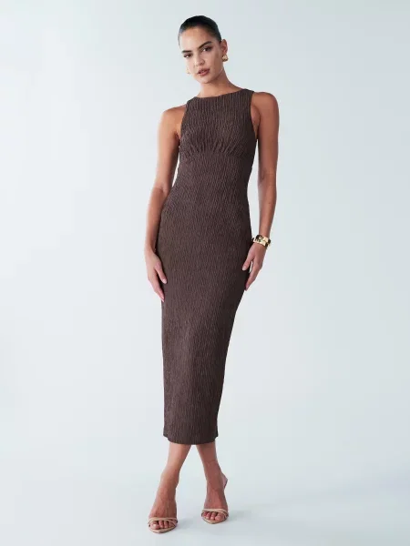 BWLDR Rochie ciocolatiu
