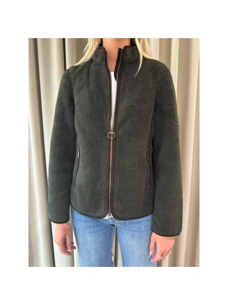 Bluza polarowa Barbour polarowa zielona