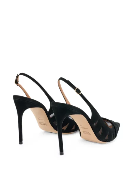 Pantofi cu toc Malone Souliers slingback negru