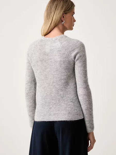 MM by Max Mara sweter z wełną MMLSVELTO szary
