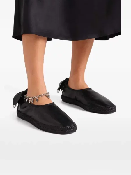 Espadrile Toga din piele negru