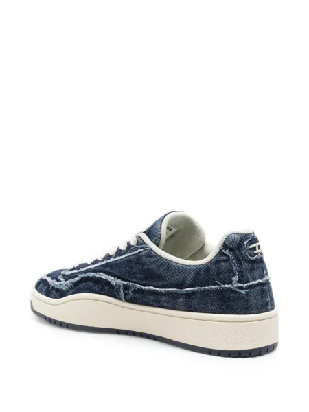 Viseltes hatású sneaker Diesel kék