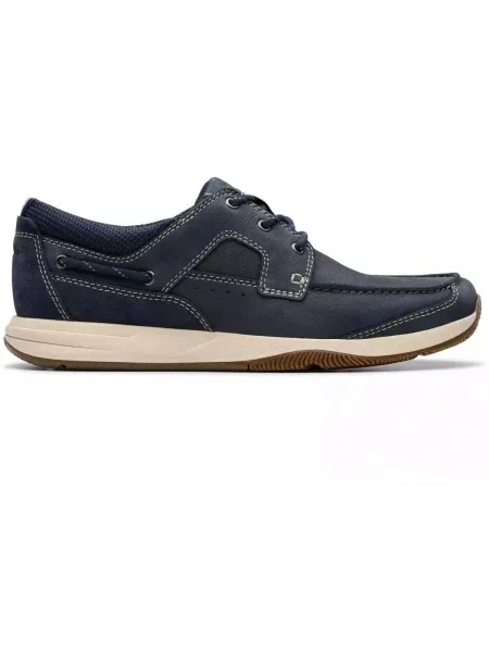 Čipkované tenisky Clarks modrá