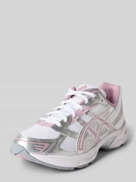 Sneakersy z detal z logo Asics białe
