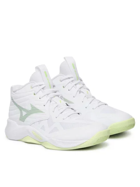 Mizuno Παπούτσια Σάλας Wave Momentum Pro Mid λευκό