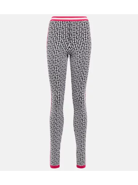 Leggings Balmain de lână