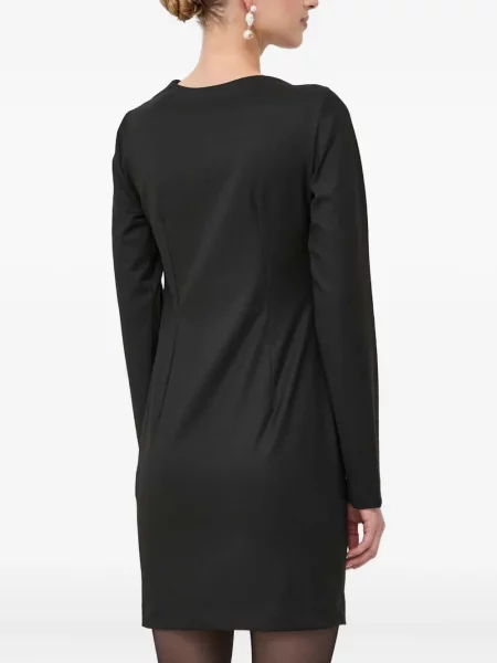 Rochie maxi Trussardi lungă de costum negru