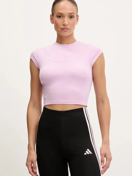 Тениска adidas City Escape дамска розово