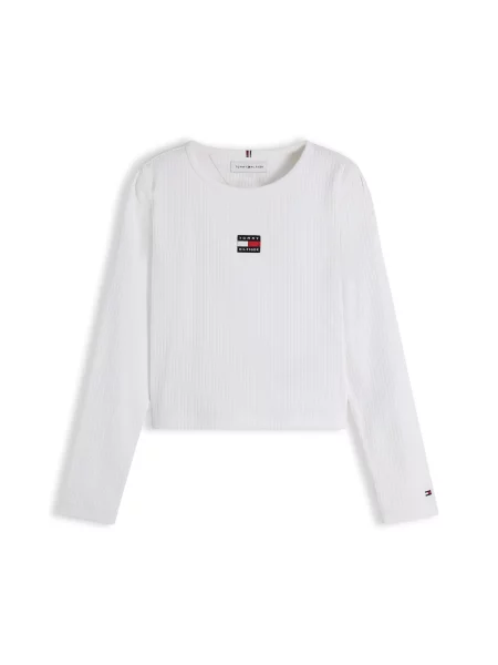 TOMMY HILFIGER Tricou HERITAGE albastru închis / roșu intens alb