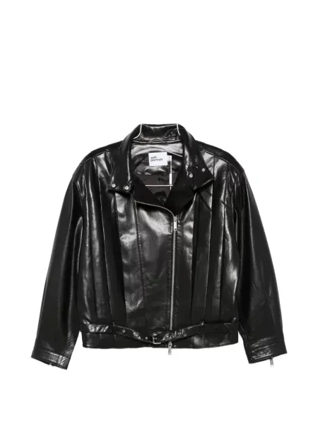 Talie geacă Self-portrait cu cataramă negru