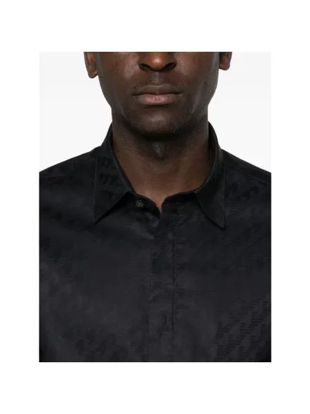 Koszula Emporio Armani niebieska