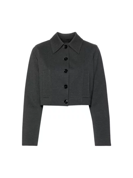 Kurtka Pinko jednorzędowa casual szara