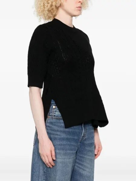 Top Sacai negru