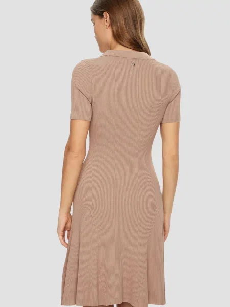 Платье миди Guess бежевое
