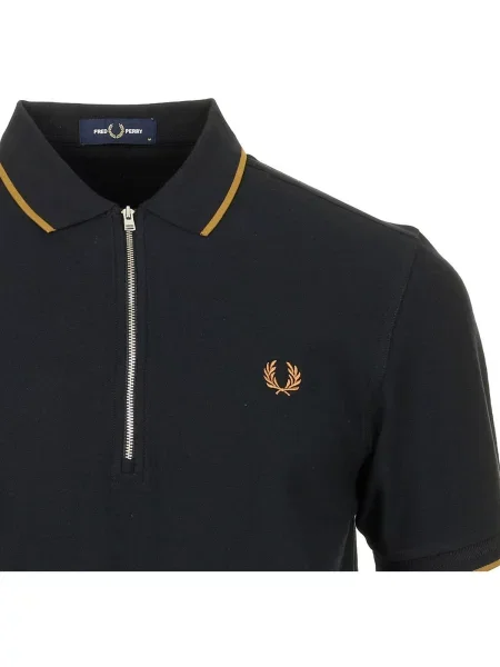 Krepové polotričko Fred Perry černé