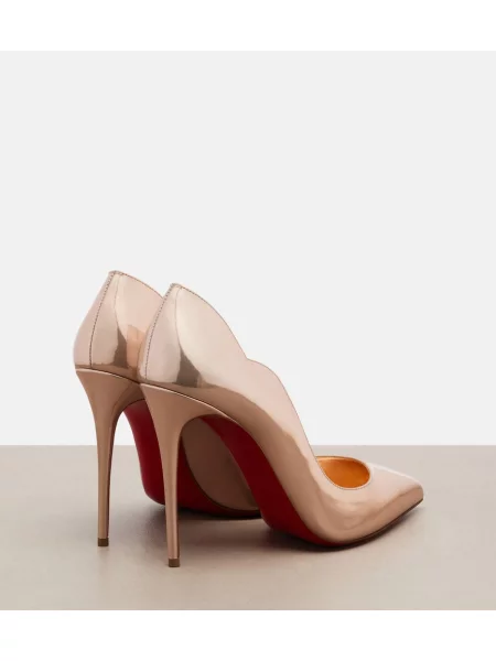 Kožené lakované lodičky Christian Louboutin ružová