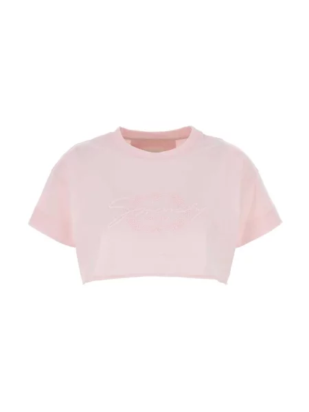 Krótka koszulka Givenchy różowa