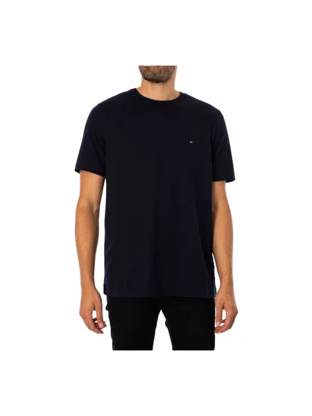 Koszulka Tommy Hilfiger Essential Reg Fit Solid Tee Navy L niebieska