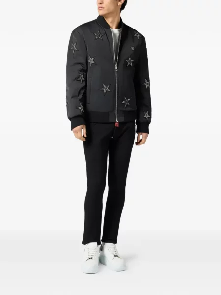 Geacă bomber Philipp Plein negru